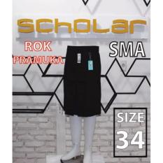 Scholar seragam sekolah rok pramuka SMA pendek biku 1 size 34