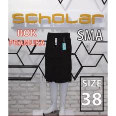 Scholar seragam sekolah rok pramuka SMA pendek biku 1 size 38