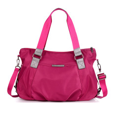 Tas kanvas bahu wanita keren Irak (Rose Red 1139 nilon tas besar) (Rose Red 1139 nilon tas besar)