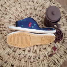 Sederhana Perempuan Musim Panas Rumah Sepatu Kain Bekas Pada Sandal Akhir (Ceri Sandal Tendon Di Akhir)