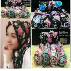 Segi Empat Katun Jepang Hijab Jilbab Kerudung Khimar