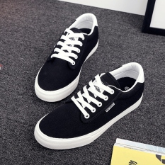 Sekarang Baru Kulit Sepatu Wanita (Model Pria + Kain 7309 Hitam)