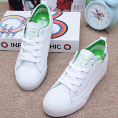 Sekarang Teater Warna Polos Musim Semi Perempuan Sepatu Angsa Emas Sepatu Kasual Sepatu Olahraga (Putih atau Hijau)
