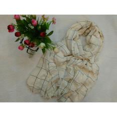 Selendang Sifon Shawl Selendang Zoya Zalora Selendang Pria Selendang Wanita Shawl Pria Pashmina Shawl Scarf Scarves Calya Cream