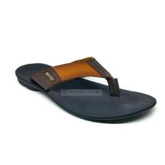 Sendal Kulit Pria MAX POLO Jepit MKS 07 Brown