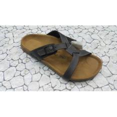 SENDAL / SANDAL FOOTBED TERLARIS CARVIL ERNEST-02L DK.BROWN 100%ORIGINAL
