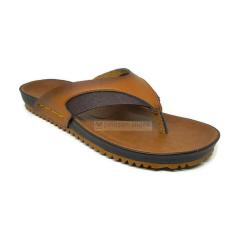 Sendal / Sandal Kulit Pria Max Polo TDP 05 Brown