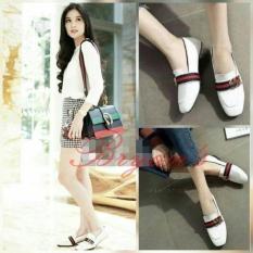 SENDAL / SEPATU / LOAFERS / FLAT SHOES GG SANDRA DEWI PUTIH