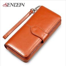 Sendefn Dompet Wanita Ritsleting Dompet Pemegang Peta Dompet Bisnis Kulit Asli Bandung Photo: “Perempuan