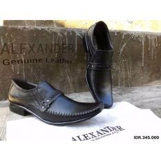 Sepatu Alexander Ax09, sepatu formal kulit, Sepatu Kantor Lancip, Sepatu Pantofelpria Kulit Asli
