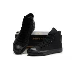 Sepatu All Star Full Black High