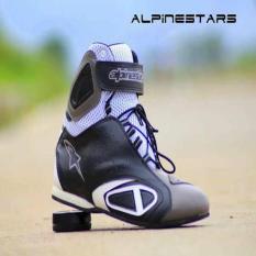 Sepatu Alpinestar Racing Boots Black Grey