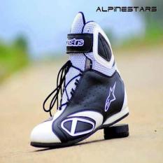 Sepatu Alpinestar Racing Boots Black White