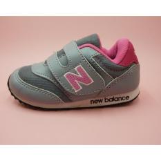 sepatu anak anak sekolah nb abu pink