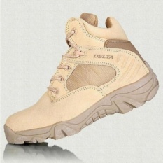 Sepatu Army Tracking Shoes Tactical Pendek - Delta Coklat