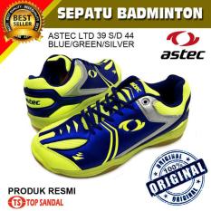Sepatu Badminton Astec LTD -Blue-Green-Silver