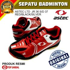 Sepatu Badminton Astec LTD JR-Red-Black-Silver