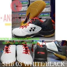 Sepatu Badminton Yonex Shb 03 White/Black - 59B6E9