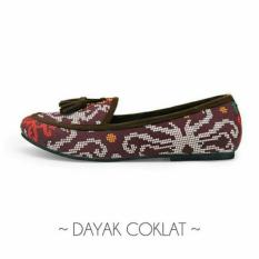 Sepatu Batik Dayak Coklat