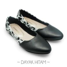 Sepatu Batik Dayak Hitam