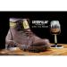 Sepatu boots caterpillar safety brown