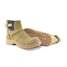 Sepatu Boot Kulit Cibaduyut Safety Ujung Besi Pdl Pdh Proyek - E799ec