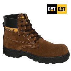 Sepatu boot pria caterpillar safety shoes, sepatu pria caterpillar sepatu caterpilar coklat suede, sepatu gunung