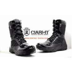 Sepatu Boot Pria Kulit - Sepatu PDL Boots Army Merk Ciarmy C-01C3