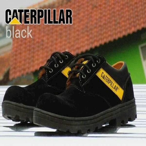 Sepatu Boots 59 000 Rb An TERLARIS Sepatu Low Safety Boots Caterpillar Suede Handmade Bandung