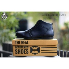 Sepatu Boots Brodo Made Original Sepatu Boots Pria avail davidson ( hitam )