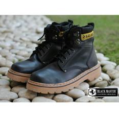 Sepatu Boots Casual Pria Terlaris Original - BLACKMASTER CAT - Black