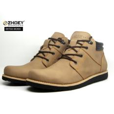 Sepatu Boots Casual Pria - ZHOEY FOOTWEAR DIVER - Krem