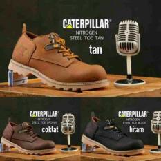 SEPATU BOOTS CATERPILLAR SAFETY CASUAL PRIA KICKERS LOW BOOT KULIT - YPFJLP