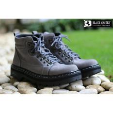 Sepatu Boots Kulit Asli Original BLACKMASTER- Sepatu trecking Boots HARDROCK