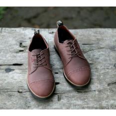 Sepatu Boots Pendek Pria Bradleys Brodo Giemly - kulit asli Coklat B A E WEAH ( COKLAT )