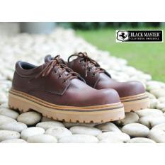 Sepatu Boots Pria berbahan Kulit - Model Rendah - BLACK MASTER UNDERGROUND LOW - Hitam - Krem - Coklat