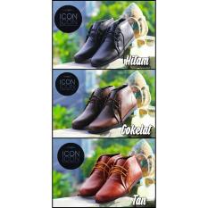 Sepatu Boots Pria Icon Wings / Hiking / Gunung / Touring / Semi Boots / Casual / Cowok Murah / Ori