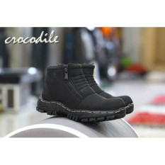 sepatu boots pria kerja proyek hiking crocodile morisey safety