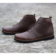Sepatu Boots Pria KULIT ASLI WOLF Brodo
