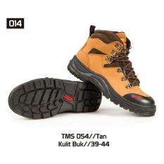 Sepatu Boots Pria Kulit Jahit Cibaduyut Modl Eiger Delt Berkualitas