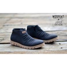 Sepatu Boots Pria Moofeat Jipper Anthoni Original Black