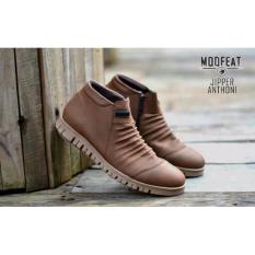 Sepatu Boots Pria Moofeat Jipper Anthoni Original Brown