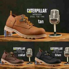 Sepatu Boots Pria Safety TERMURAH Sepatu Boots Caterpillar Safety Casual Pria Kickers Low Boot Kulit Original