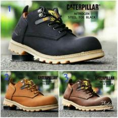 Sepatu Boots Pria Safety TERMURAH Sepatu Caterpillar Nitrogen Low Boots Safety Original Handmade Original Brand