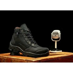 SEPATU BOOTS SAFETY PRIA MORISEY HITAM
