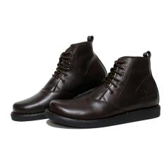 sepatu brodo kulit asli original Dr becco coklat