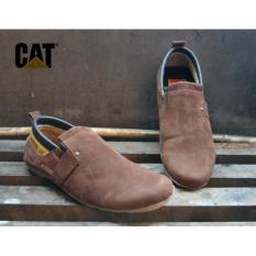 Sepatu Casual Caterpillar Slop Pria Kerja Kantor - Slip On Formal - Becc7d