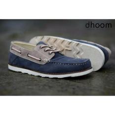 Sepatu Casual Loafers Pria Doom Zapato Navy Abu Original Premium Quality