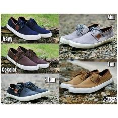 Sepatu Casual Pria Black Master Fowler / Formal / Sneakers / Kets Cowok Termurah / Original Handmade