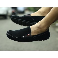 sepatu casual pria kasual slop loafers slip on semi formal sneakers kickers ( lokal )